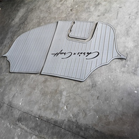 Plateforme de bain pour bateau Chris Craft 328 Express Cruiser 2001, revêtement en mousse EVA imitation teck, style SeaDek MarineMat, auto-adhésif
