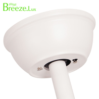 Breeze.Lux-Lámpara de araña LED de 52 pulgadas, ventilador de techo, 3 aspas con control remoto, diseño tradicional elegante para baños grandes