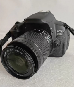 กล้องดิจิตอลมือสอง 700D พร้อมเลนส์ 18-55 มม. ชุดกล้องพร้อมเลนส์ซูม - Product Image 1