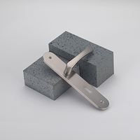 Manija de Puerta de Esquina Moderna Europea con Placa Larga de Latón, Juego de Cerradura de Entrada para Puertas de Madera de Hotel, Villa, Apartamento, Dormitorio, Oficina