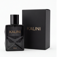Flacon de parfum de luxe 50 ml vide en verre carré personnalisable avec atomiseur et boîte – Fournisseur d'usine, marque privée