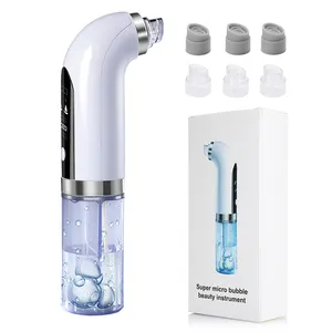 2024 Beauty Product Facial Lift Face Cleaner Electric Micro Small Bubble Water Cycle Acne Pimple Pore Vacuum Blackhead Remover