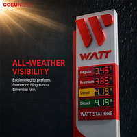 COSUNDIGITAL Schermo LED Digitale per Esterni in Lamiera IP65 Impermeabile con Garanzia di 1 Anno