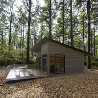 Villa contemporaine extensible, cabane préfabriquée, mini-maison, maison préfabriquée en conteneurs pour usage extérieur et bureautique