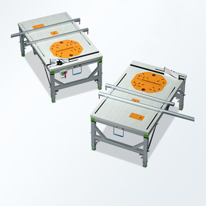 Établi multifonctionnel pour le travail du bois Table de scie à bois Table de scie pliante portable Table de scie élévatrice Décoration Établi <span class=keywords><strong>pliant</strong></span> pour le bricolage - Product Image 3