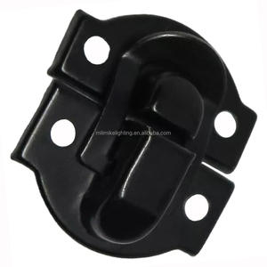 מתכת שחור גימור בטוח מנעול אופנה יין עץ תיבת מנעולי קטן מתנת סיגר תכשיטי תיבת עדיפה להיצמד לתפוס אבזם - Product Image 2