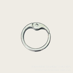 Mosquetón de Aleación de Zinc de 26mm con Anillo Abierto Redondo, Hebilla para Llavero, Accesorios de Joyería DIY - Product Image 2