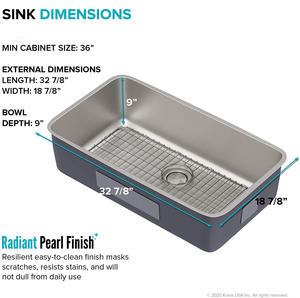 <span class=keywords><strong>Lavello</strong></span> Quatrus Super Single Bowl in Acciaio Inox, Design Moderno, Forma Rettangolare - Product Image 3
