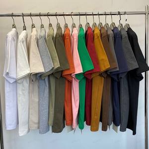 T-shirt da uomo personalizzata in cotone OEM 180g 200gsm 230 grammi, morbida e confortevole, colore bianco <span class=keywords><strong>tinta</strong></span> <span class=keywords><strong>unita</strong></span> - Product Image 3