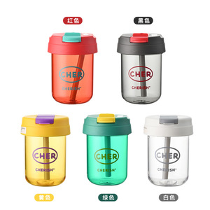 Cherish Kids Sippy Cup With Straw And Direct Drink Lid Portable Water Bottle For School And Outdoor Use - Product Image 5