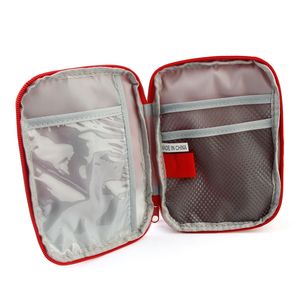 Botiquín de primeros auxilios multifunción portátil, bolsa de medicina de emergencia con cremallera, incluye pastillero, caja divisora para viaje con bolsa de malla - Product Image 2