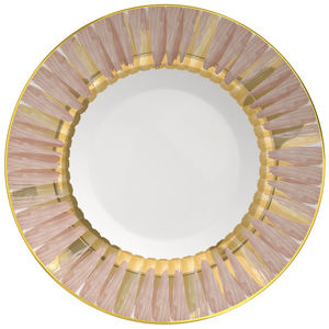 Juego de <span class=keywords><strong>Vajilla</strong></span> de Porcelana Fina de Lujo con Detalles en Oro para Bodas, Platos Planos y de Presentación para Hotel y Hogar - Product Image 3