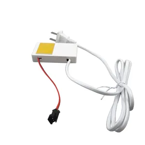 Interruptor de sensor de toque com dimmer indutivo LED de três cores 12V 12W com unidade de energia embutida