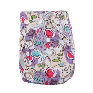 Popok Bayi Baru Lahir Saku Dapat Dicuci Ukuran Dapat Dipakai Ulang Popok Kain Satu Kancing Cetak - Product Image 4