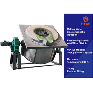 Four de fusion en aluminium à <span class=keywords><strong>induction</strong></span> 100kg 500kg 1tonne 1.5ton Utiliser des boîtes de recyclage de déchets Machine de four de fusion électrique - Product Image 2