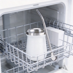 Set Moderno <span class=keywords><strong>per</strong></span> Yerba Mate con Bombilla in Acciaio Inox, Tazza Termica a Doppia Parete <span class=keywords><strong>per</strong></span> Mate Tradizionale Argentino - Product Image 2