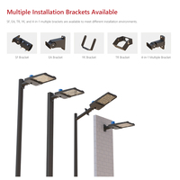 500W LED réverbère capteur de cellule photoélectrique 50W 100W 150W 200W 300W Led zone boîte à chaussures lumière Parking autoroute éclairage routier