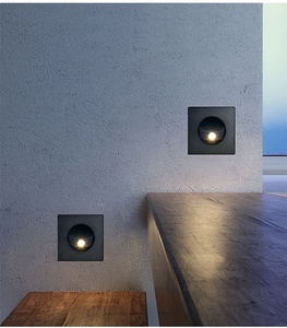 JLW-A028-<span class=keywords><strong>cabecero</strong></span> de dormitorio moderno, lámparas led empotradas negras, luz de pared para dormitorio y hotel - Product Image 2