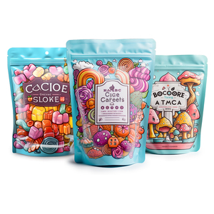 Tùy chỉnh in Nắp kéo mùi bằng chứng tại chỗ UV nhôm lá mờ mềm cảm ứng ba chiều 3.5g 7g 14g 28g 1oz Túi Mylar - Product Image 1