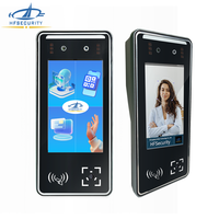HFSecurity FR05, Control de Acceso Biométrico con Reconocimiento Facial y de Tarjetas, 5 Pulgadas, Registro de Asistencia con Código QR, POE Integrado