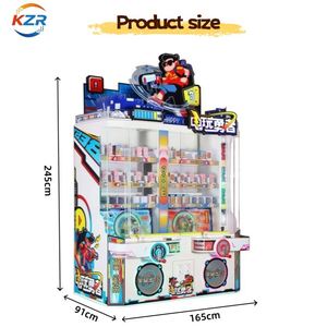 Machine de jeu à monnayeur pour deux joueurs, jeu de boîte mystère à boule tournante, avec prix interactif pour enfants des centres commerciaux - Product Image 6