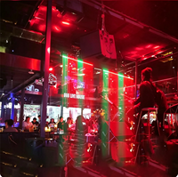 8 luces LED lineales de 36*3W RGB E27 para ciclorama, luz de fondo, ambiente, efecto estroboscópico, luz de pared y barra de escenario con efecto de persecución