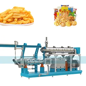 High Output Inflated Puffed Corn Machine / Snack Food Extruder / Corn Rice Snacks