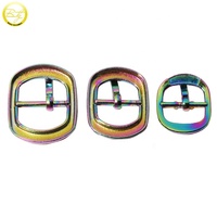 Vente en gros de diverses pièces métalliques pour chaussures, clips de décoration, accessoires pour sacs, boucles à rouleaux métalliques arc-en-ciel pour la quincaillerie de portefeuilles