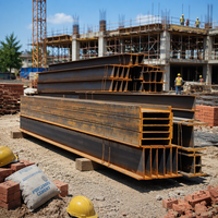 Poutre en H structurelle haute résistance JIS G3101 SS400, résistante aux tremblements de terre, pour les projets de gratte-ciel et de bâtiments commerciaux de grande hauteur