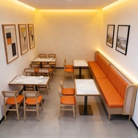Set di Tavoli e Sedie OEM ODM per Sala da Pranzo, Poltrone, Panche, Bistrot, Bar, Caffetteria, Ristorante e Catering
