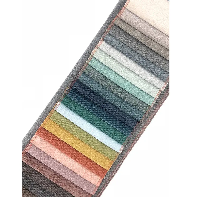 Máquina de rollo de colores de poliéster, promoción, conserva en stock la tela jacquard de chenilla de microfibra