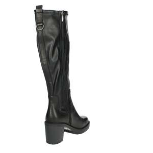 Botas Altas hasta la Rodilla para Mujer Carmela, Negras, Tacón Alto, Talla 37 - Product Image 3
