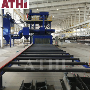 H Channel I U Profile Beam Kết Cấu Thép Bề Mặt Làm Sạch Máy Phun Và Thiết Bị Phun Sơn - Product Image 4