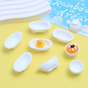 เรซิ่นงานศิลปะลายการ์ตูนอักษรภาษาอังกฤษแบบนามธรรมเพ้นท์มือ ขายส่ง อุปกรณ์ตกแต่งห้องน้ำขนาดจิ๋ว DIY สไลม์มินิ - Product Image 3