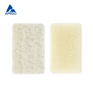 Éponge filtrante à sable Amigo 3 en 1, rectangulaire, blanche et grise, pour le nettoyage des casseroles et des poêles - Product Image 4