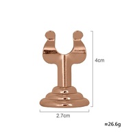 Soporte para Tarjetas de Lugar/Números de Mesa con Clip de Arpa, de Metal Dorado y Plateado, Clip Ancho para Tarjetas, Soporte para Menús, Soporte para Letreros con Base Redonda, Excelente Servicio