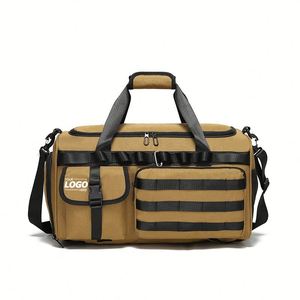 Custom Tactical Duffle Bag for Sport & <b>Gym</b>: Travel Workout Bag with Shoe Compartment, Perfect Weekender <b>Tote</b> - Product Image 1
