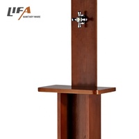 Colonne de douche extérieure panneau de douche en bois