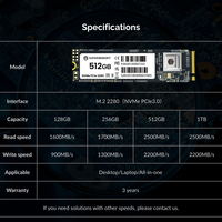 قرص صلب داخلي SSD من نوع M.2 NVMe PCIe3.0 Gen4 NGFF بسعات 128 جيجابايت و256 جيجابايت و1 تيرابايت و512 جيجابايت و2 تيرابايت، إنتاج مصنع شنزن بالجملة