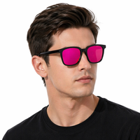 Gafas de Computadora con Logotipo Personalizado, Retro 2026, Unisex, con Revestimiento Anti-Reflejante AR, Lentes Rojas, Anti Luz Azul, Cuadradas, para Juegos