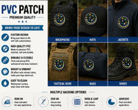 Patchs en caoutchouc durables avec matériau flexible pour vestes, chemises, sacs et accessoires vestimentaires décoratifs