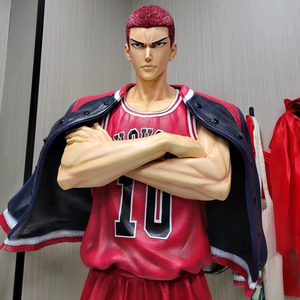 งานปั้นไฟเบอร์กลาสขนาดใหญ่ อนิเมะ Slam Dunk ฮานามิจิ ซากุรางิ และ คาเอเดะ รุคาวะ โมเดลฟิกเกอร์สะสม ขายดีจากโรงงาน - Product Image 2