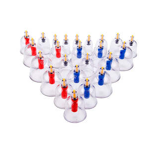 PZ grosir diskon besar cangkir Hijama portabel alat pijat bekam terapi 24 buah Set bekam - Product Image 3