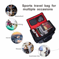Nouveau design, sac de sport multifonctionnel durable pour 4 paires de chaussures, sac de sport de plein air, sac de gym