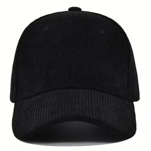 Gorra de Béisbol de 6 Paneles para Hombre y Mujer, Estructurada, Lisa, de Algodón y Pana, Estilo Dad Hat, Regalo Promocional - Product Image 2