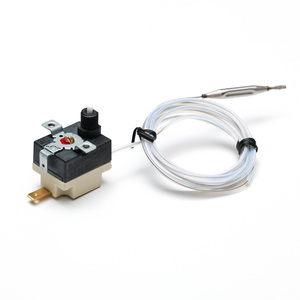 <span class=keywords><strong>Thermostat</strong></span> capillaire à ampoule en acier inoxydable JPCI Type 8L SPNC à réinitialisation manuelle électrique, haute limite, 150°C, usage commercial - Product Image 1