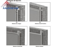 Paneles Compuestos de Aluminio (ACP/ACM) Recubiertos de PVDF Serie 1000, Alta Resistencia a la Corrosión, Ignífugos, Antibacterianos, para Muros Cortina