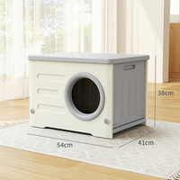 Maison pour chien et chat chaude, universelle quatre saisons, villa extérieure imperméable, abri pour chats errants