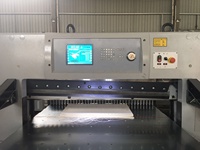 Máquina de corte de papel hidráulico con control de programa de QZYK-920D, cortador de papel de material, guillotina
