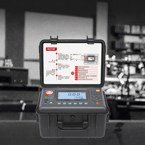 เครื่องวัดความต้านทานฉนวนแบบดิจิตอล 250V/500V/1000V/2500V/5000V มัลติเรนจ์โอห์ม เครื่องทดสอบแรงดันไฟฟ้ากระแสสลับ เมกะโอห์มมิเตอร์ JSJY912F - Product Image 4